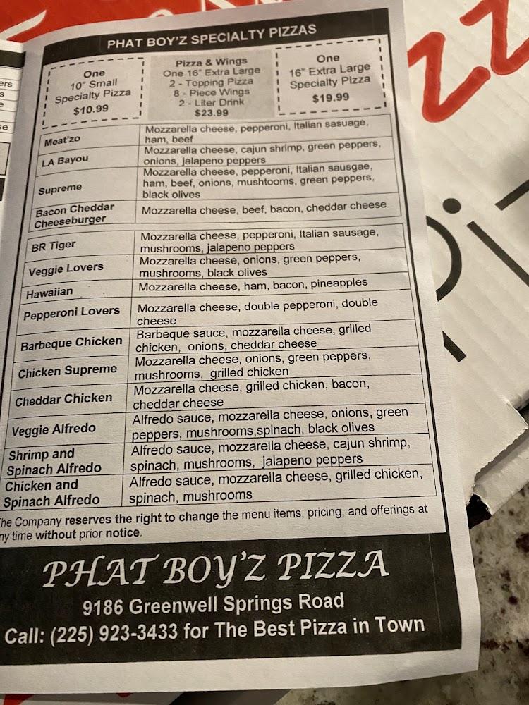 Phat Boy'z Pizza Meat'zo Pizza